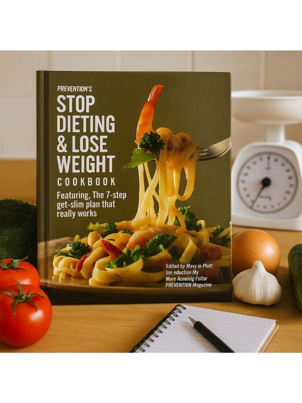 Prevention Stop Dieting & Lose Weight Cookbook 1994 HC Low Fat Recipes